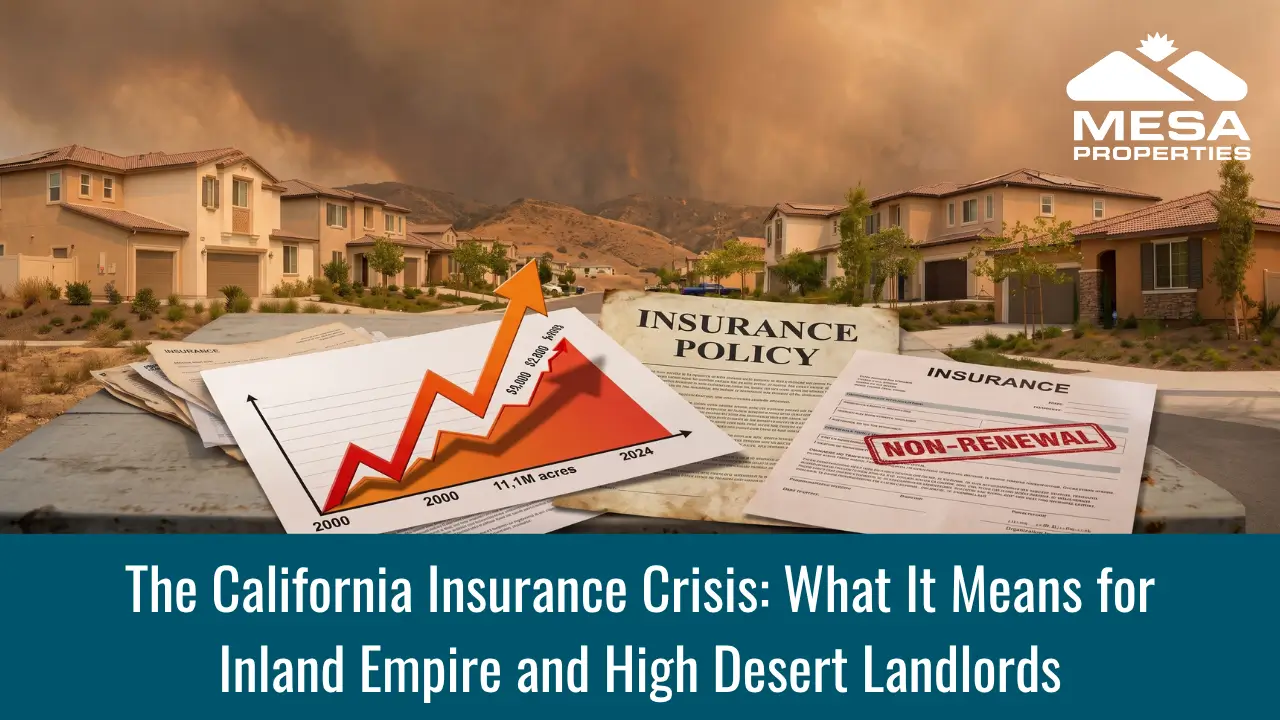 The California Insurance Crisis: What It Means for Inland Empire and High Desert Landlords